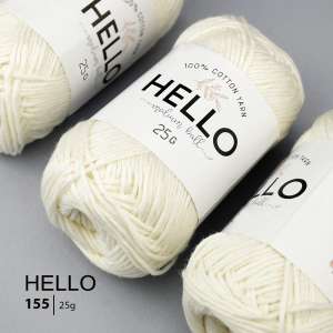 Пряжа HELLO Cotton 155 (25 грамм)